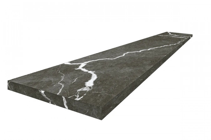 Фото 620070002496 ДАРК 120 УГЛ.ЛЕВ Michelangelo дарк 33x120 матовый - 1