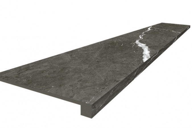 Ступень из керамогранита 620070002490 Микеланджело Дарк / Michelangelo Dark 33x120 9мм матовый