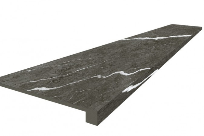 Ступень из керамогранита 620070002499 Микеланджело Дарк / Michelangelo Dark 33x60 9мм матовый