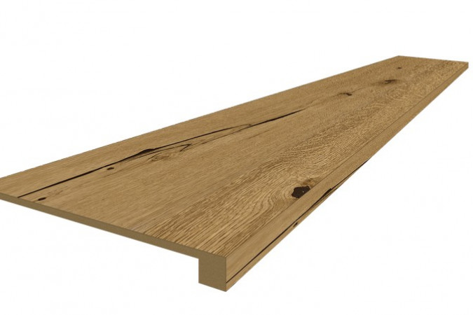 Ступень из керамогранита 620070002508 Натура Нат / Natura Nut 33x120 9мм матовый