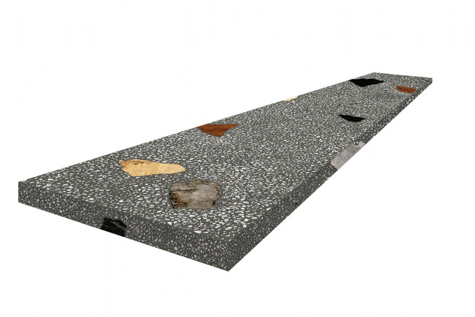 Фото 620070002374 БЛЭК 120 УГЛ.ЛЕВ Palladio черный 33x120 матовый - 1