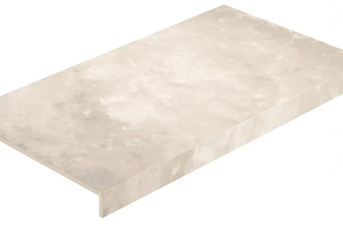 Ступень из керамогранита 620070002855 Ривьера Вайт / Riviera White 33x60 9мм матовый