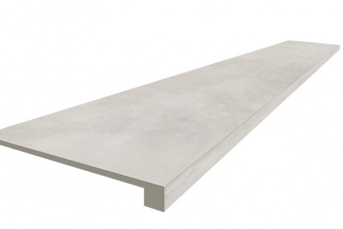 Ступень из керамогранита 620070002515 Сан Сиро Уайт / San Siro White 33x120 9мм матовый