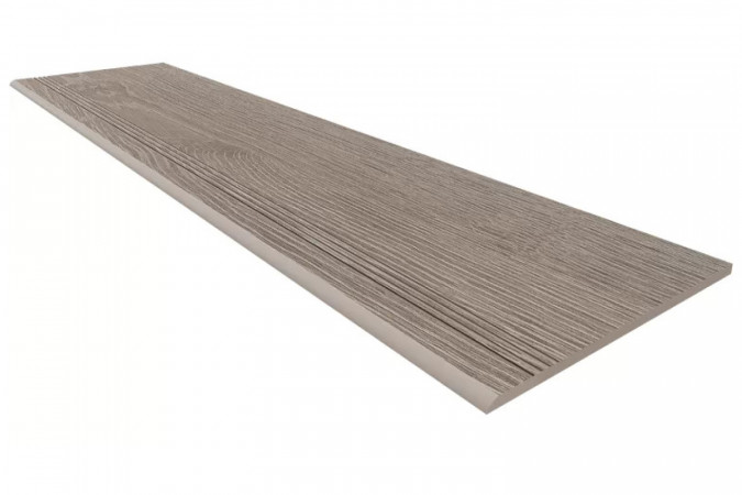 Ступень KW02 Light Grey Kraft Wood 30х120 структурированная