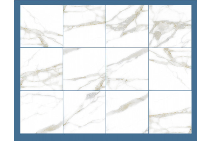 Фото GRS01-20MD Эллора Слоновая кость / Ellora ivory 80х80 10мм карвинг - 20