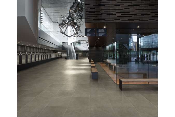 Фото Керамогранит C-STONE BROWN 100х300см matt 3мм на сетке  - 10