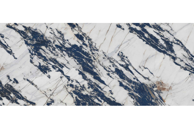 Фото Tiffany Blue Module A Polished Porcelain Tile 120X280 - 4