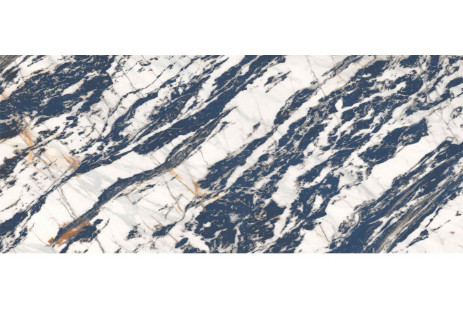 Фото Tiffany Blue Module B Polished Porcelain Tile 120X280 - 2