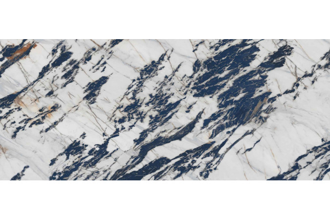 Фото Tiffany Blue Module B Polished Porcelain Tile 120X280 - 6