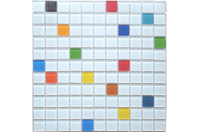 Фото Мозаика NS Mosaic S-453 стекло 30x30см - 1