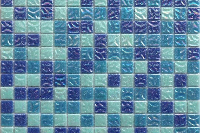 Фото Мозаика NS Mosaic MIX27 стекло 32,7x32,7см - 1