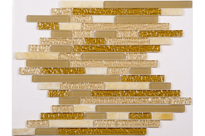 Фото Мозаика NS Mosaic CWB-8002 стекло камень 29,8x30,5см - 1