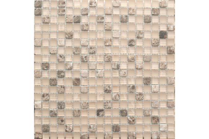 Фото Мозаика NS Mosaic No-22 стекло камень 30,5x30,5см - 1