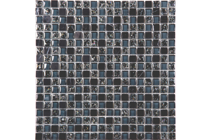 Фото Мозаика NS Mosaic No-237 стекло камень 30,5x30,5см - 1