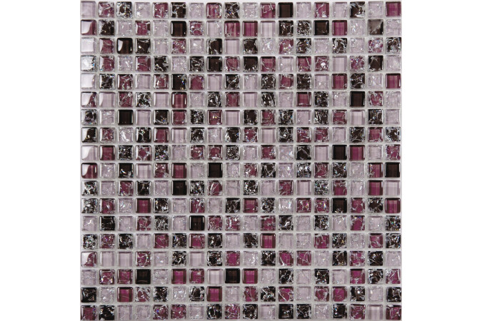 Фото Мозаика NS Mosaic No-299 стекло камень 30,5x30,5см - 1