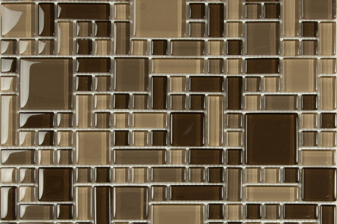 Фото Мозаика NS Mosaic S-804 стекло 29,8x29,8см - 1