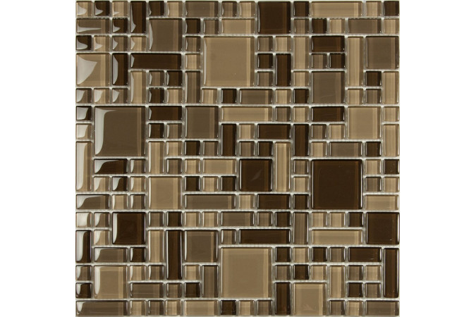 Фото Мозаика NS Mosaic S-804 стекло 29,8x29,8см - 1