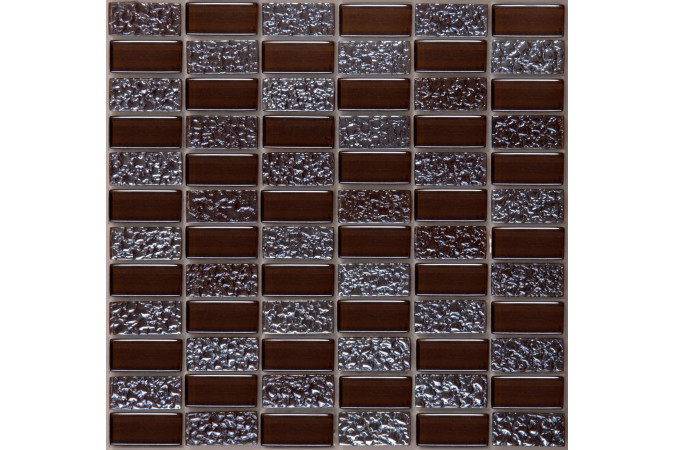 Фото Мозаика NS Mosaic SG-8029 стекло 29,8x29,8см - 1