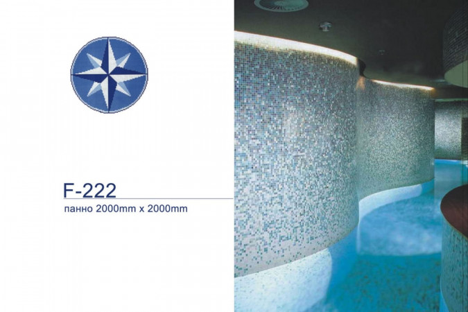 Фото Мозаика NS Mosaic F-222 стекло 200x200см - 2