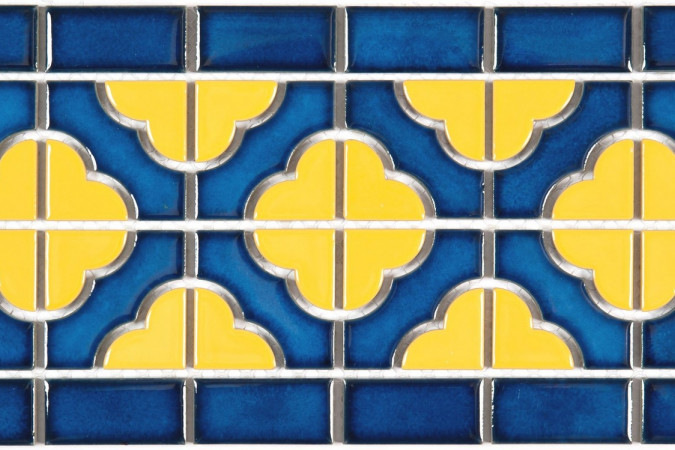 Мозаика NS Mosaic BW0019 керамика глянцевая 15x30,6см
