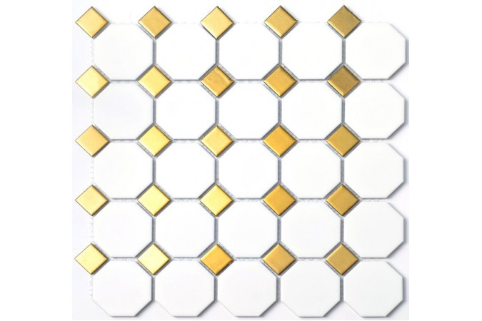 Фото Мозаика NS Mosaic P-516 керамика матовая 29,5x29,5см - 1