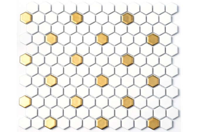 Фото Мозаика NS Mosaic P-517 керамика матовая 30x26см - 1