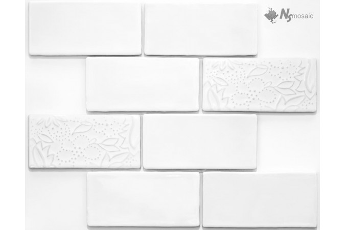 Фото Мозаика NS Mosaic PQ73150-03 керамика глянцевая 31,5x31см - 2