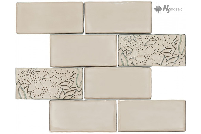 Фото Мозаика NS Mosaic PQ73150-05 керамика глянцевая 31,5x31см - 2