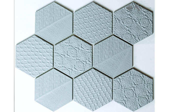 Фото Мозаика NS Mosaic R-332 керамика матовая 25,6x29,55см - 1