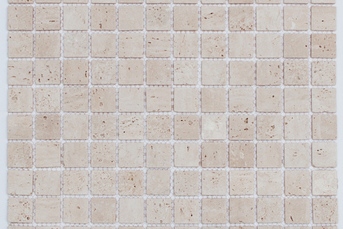 Мозаика NS Mosaic K-738 травертин матовая 29,8x29,8см