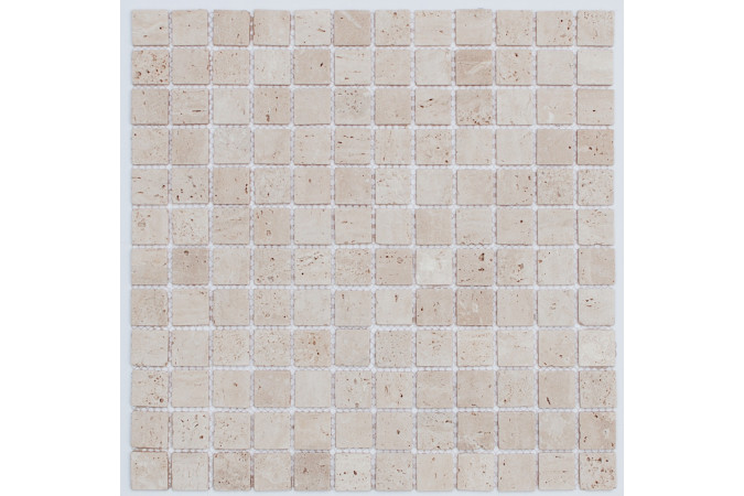 Фото Мозаика NS Mosaic K-738 травертин матовая 29,8x29,8см - 1