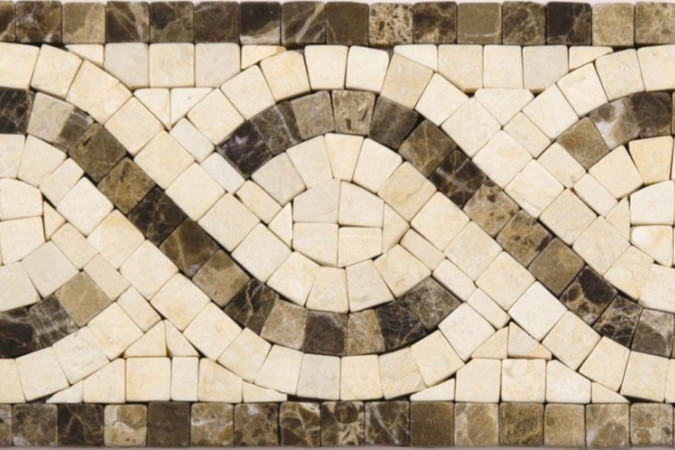 Мозаика NS Mosaic KB-700 мрамор матовая 10x30см