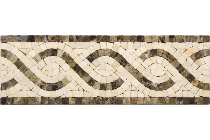 Фото Мозаика NS Mosaic KB-700 мрамор матовая 10x30см - 1