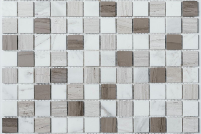 Мозаика NS Mosaic KP-745 мрамор полированная 29,8x29,8см