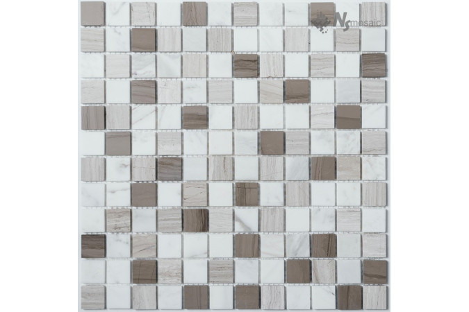 Фото Мозаика NS Mosaic KP-745 мрамор полированная 29,8x29,8см - 1