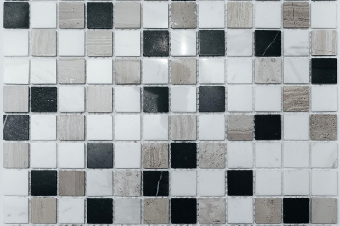 Мозаика NS Mosaic KP-746 мрамор полированная 29,8x29,8см