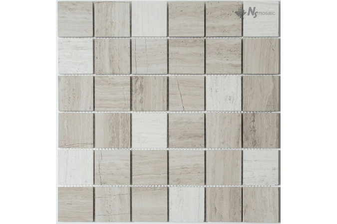 Фото Мозаика NS Mosaic KP-761 камень полированная 29,8x29,8см - 1