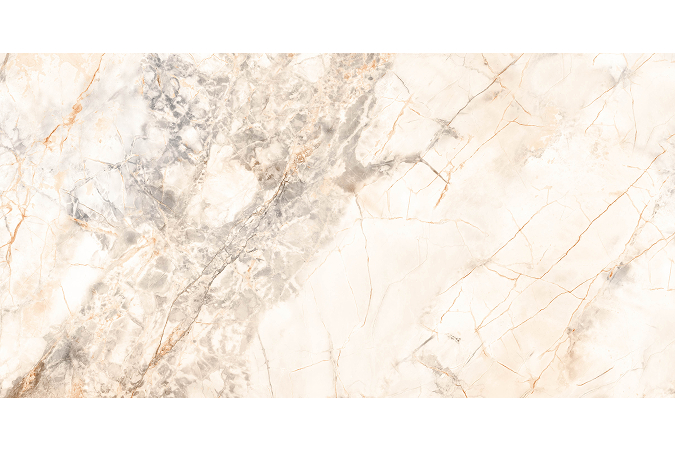 Фото MOG301 Marble бежевый 60х120 9мм Полированная - 1