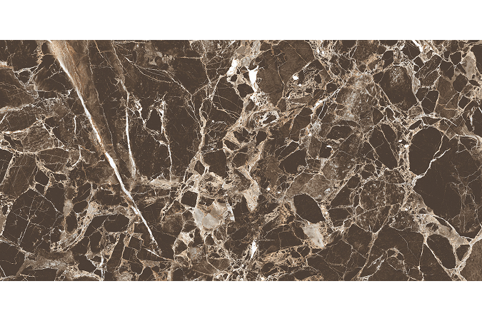 Фото MOG402 Marble коричневый 60х120 9мм Полированная - 2