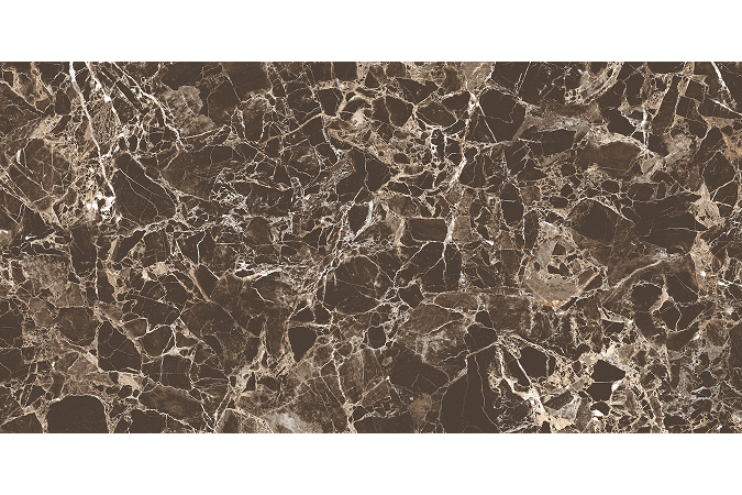 Фото MOG402 Marble коричневый 60х120 9мм Полированная - 6