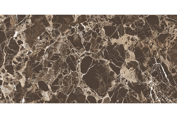 Фото MOG402 Marble коричневый 60х120 9мм Полированная - 10