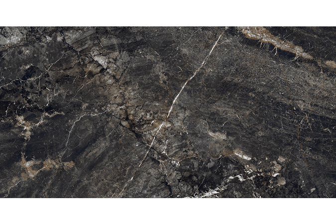 Фото MOG501 Marble коричневый 60х120 9мм Полированная - 4