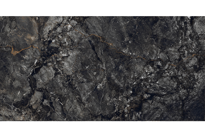 Фото MOG501 Marble коричневый 60х120 9мм Полированная - 10