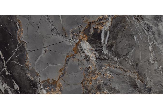 Фото MOG502 Marble серый 60х120 9мм Полированная - 4