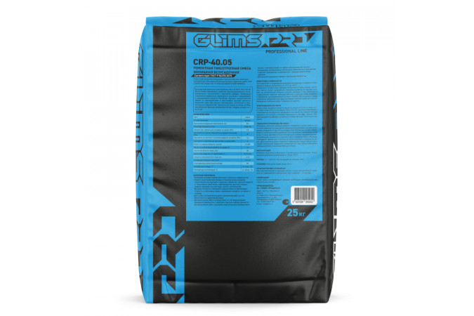 Фото Ремонтная шпатлевка GLIMSPRO СRP-40 0.5 25кг - 1