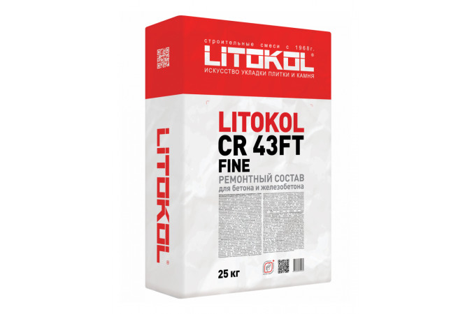 Фото Ремонтный состав LITOKOL CR43FT Fine,25кг - 1