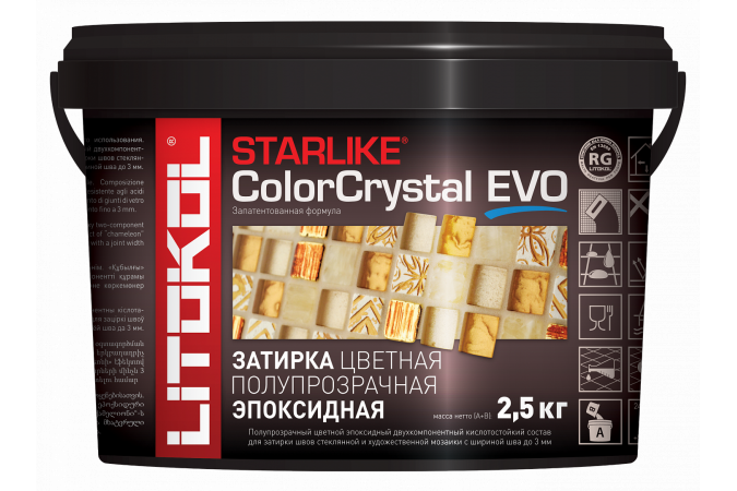 STARLIKE ColorCrystal EVO S.800 Grigio Oslo 2,5кг