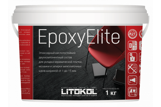 Двухкомпонентный затирочный состав EPOXYELITE E.01 Зефир 1кг