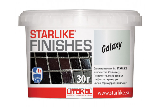 Декоративная перламутровая добавка STARLIKE FINISHES GALAXY 30г