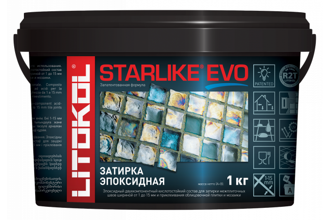 Затирочная смесь STARLIKE EVO S.100 Bianco Assoluto 1кг